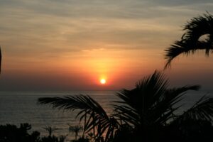 沖縄の夕日写真